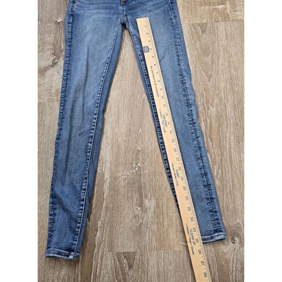 American Eagle Womens Super Hi-Rise Jegging Jeans Size 0 Regular Blue - Picture 6 of 7